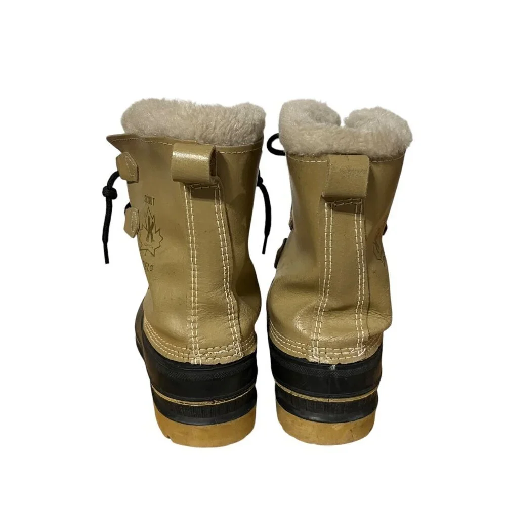 Sorel Kaufman‎ Scout Waterproof Snow Duck Boots With Wool Lining Size 7